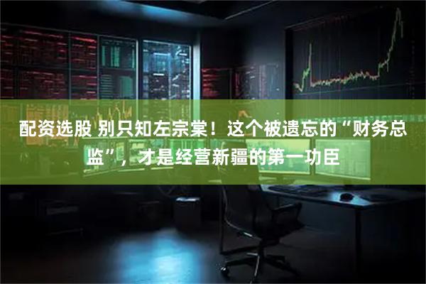 配资选股 别只知左宗棠！这个被遗忘的“财务总监”，才是经营新疆的第一功臣